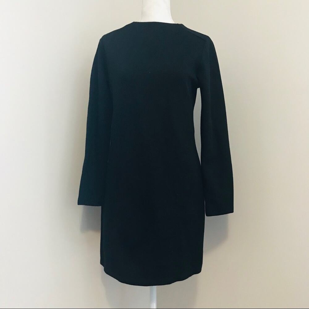 Zara W&B Long Sleeve Dress